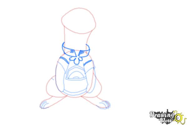 How to Draw Pabu from Legend Of Korra - Step 5