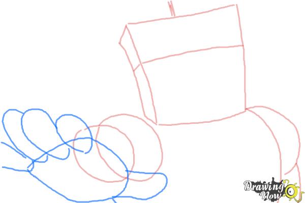 How to Draw SpongeBob, Invincibubble from SpongeBob: Sponge Out of Water - Step 5 How to Draw SpongeBob, Invincibubble from SpongeBob: Sponge Out of Water - Step 5