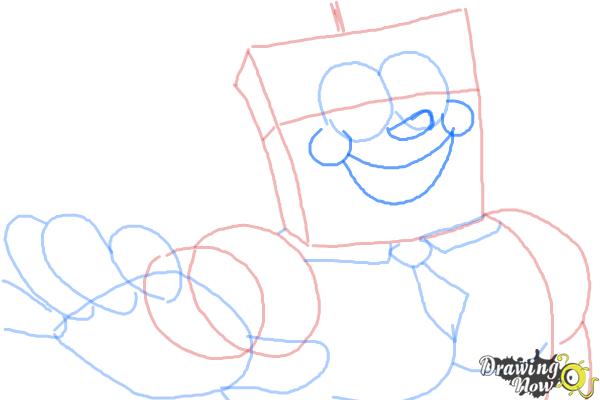 How to Draw SpongeBob, Invincibubble from SpongeBob: Sponge Out of Water - Step 8