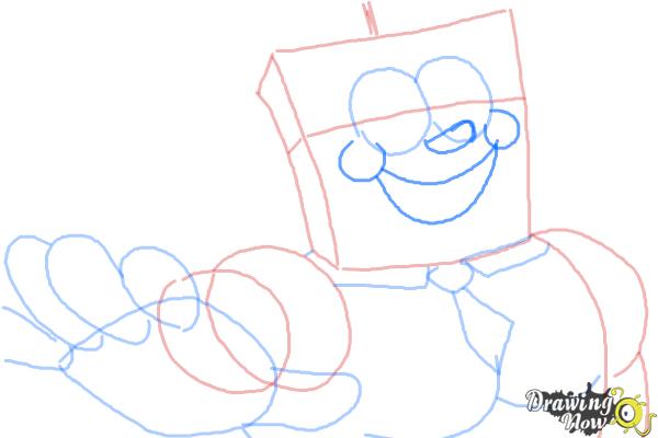 How to Draw SpongeBob, Invincibubble from SpongeBob: Sponge Out of Water - Step 8 How to Draw SpongeBob, Invincibubble from SpongeBob: Sponge Out of Water - Step 8