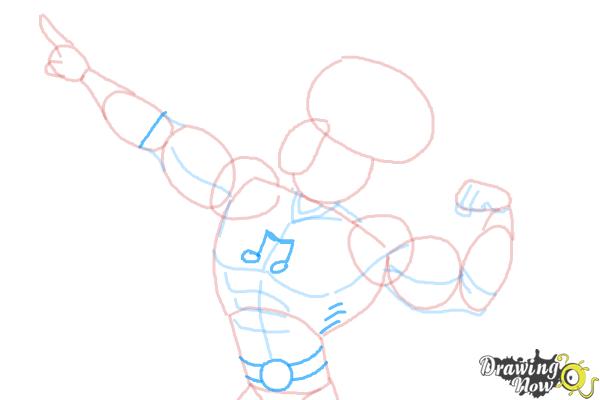 How to Draw Squidward, Sour Note from Spongebob: Sponge Out Of Water - Step 13