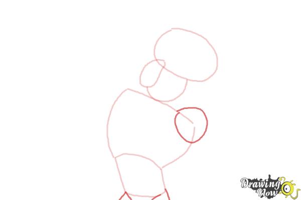 How to Draw Squidward, Sour Note from Spongebob: Sponge Out Of Water - Step 5 How to Draw Squidward, Sour Note from Spongebob: Sponge Out Of Water - Step 5