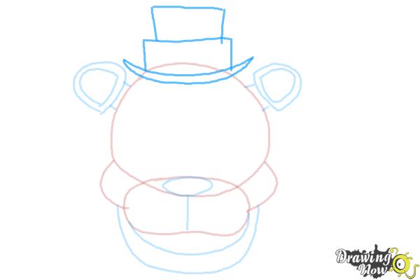 How to Draw Freddy Fazbear from Five Nights At Freddy'S - Step 6