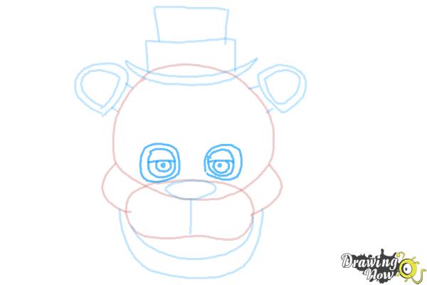 How to Draw Freddy Fazbear from Five Nights At Freddy'S - Step 7