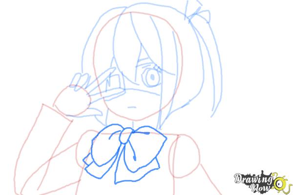 How to Draw Rikka Takanashi from Chuunibyou Demo Koi Ga Shitai - Step 6