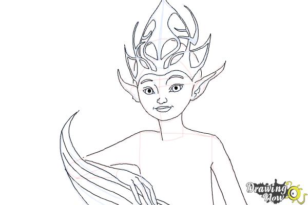 how to draw sugar plum fairy from strange magic step 10