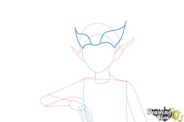 How to Draw Sugar Plum Fairy from Strange Magic - Step 6