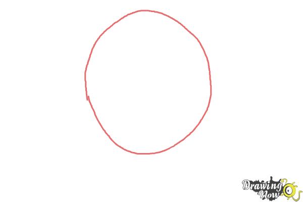 How to Draw The Puppet from Five Nights at Freddys - Step 1 How to Draw The Puppet from Five Nights at Freddys - Step 1