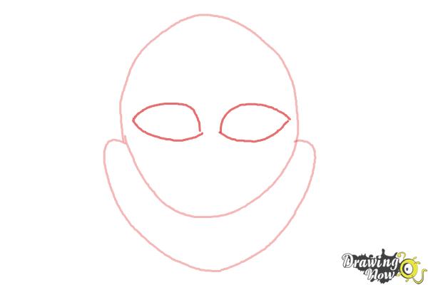 How to Draw The Puppet from Five Nights at Freddys - Step 3 How to Draw The Puppet from Five Nights at Freddys - Step 3