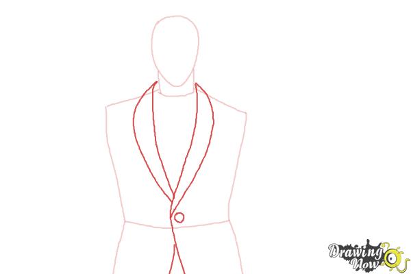How to Draw Shuu Tsukiyama from Tokyo Ghoul - Step 3 How to Draw Shuu Tsukiyama from Tokyo Ghoul - Step 3
