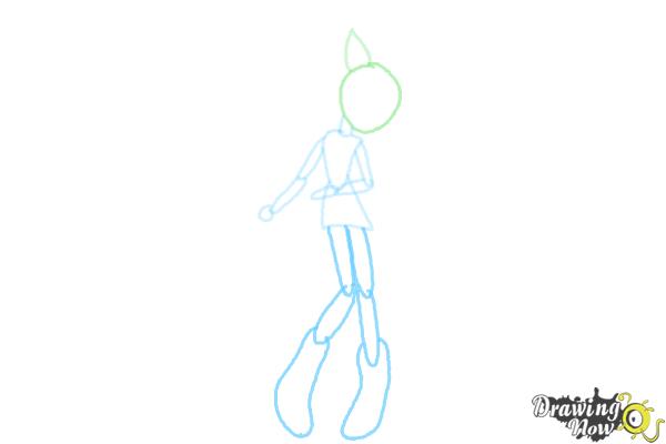 How to Draw Fluttershy from My Little Pony Equestria Girls Friendship Games - Step 4 How to Draw Fluttershy from My Little Pony Equestria Girls Friendship Games - Step 4