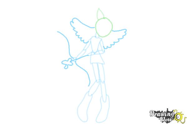 How to Draw Fluttershy from My Little Pony Equestria Girls Friendship Games - Step 5 How to Draw Fluttershy from My Little Pony Equestria Girls Friendship Games - Step 5