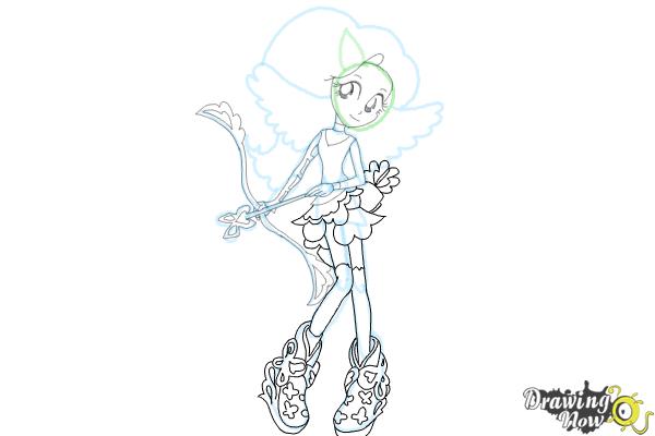 How to Draw Fluttershy from My Little Pony Equestria Girls Friendship Games - Step 8 How to Draw Fluttershy from My Little Pony Equestria Girls Friendship Games - Step 8