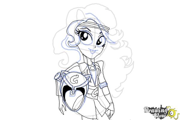 How to draw Sunset Shimmer from My Little Pony Equestria Girls Friendship Games - Step 9 How to draw Sunset Shimmer from My Little Pony Equestria Girls Friendship Games - Step 9