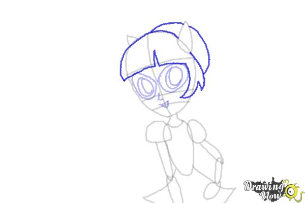 How to Draw Twilight Sparkle from My Little Pony Equestria Girls Friendship Games - Step 7 How to Draw Twilight Sparkle from My Little Pony Equestria Girls Friendship Games - Step 7