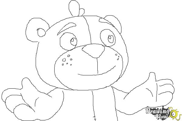 How to Draw Teddy from Doc Mcstuffins - Step 10 How to Draw Teddy from Doc Mcstuffins - Step 10