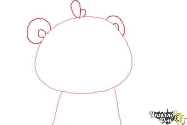 How to Draw Teddy from Doc Mcstuffins - Step 2 How to Draw Teddy from Doc Mcstuffins - Step 2