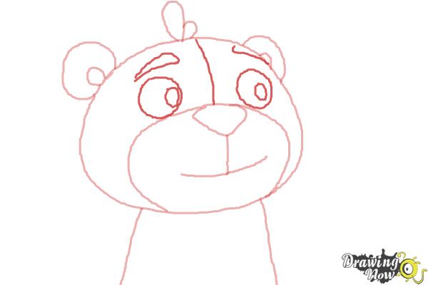 How to Draw Teddy from Doc Mcstuffins - Step 4 How to Draw Teddy from Doc Mcstuffins - Step 4