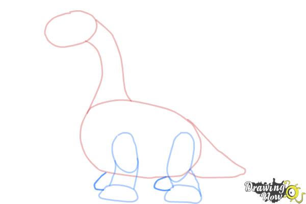 How to Draw Bronty from Doc Mcstuffins - Step 5