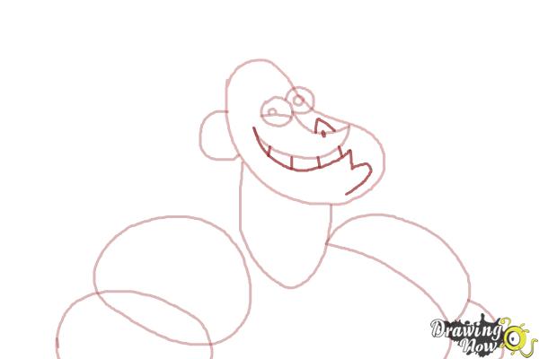 How to Draw Dave from Dave The Barbarian - Step 5