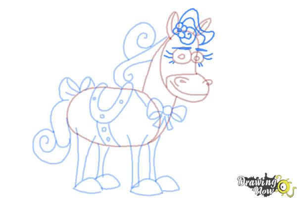 How to Draw Twinkle The Marvel Horse - Step 10