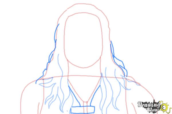 How To Draw Roman Reigns From Wwe Drawingnow