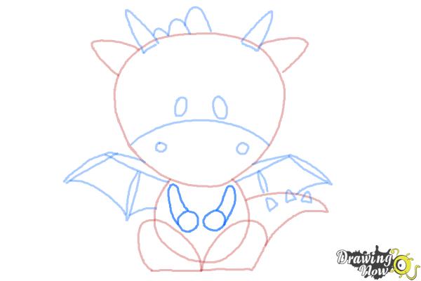 How to Draw a Dragon for Kids - Step 8