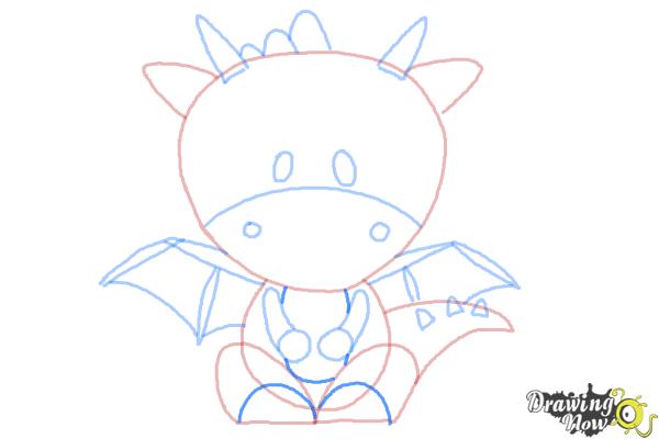 How to Draw a Dragon for Kids - Step 9