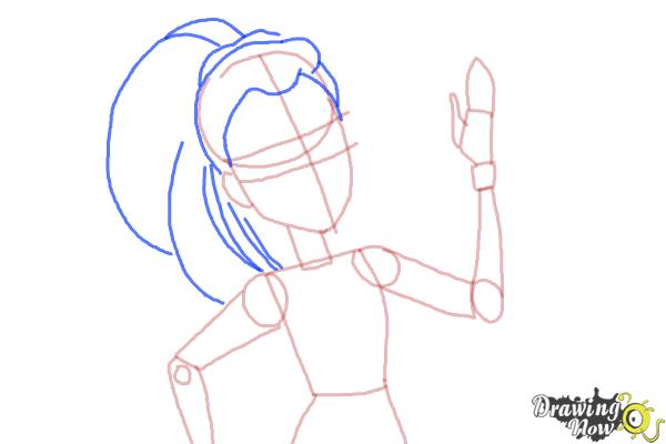 How to Draw Elle Eedee from Monster High - Step 6