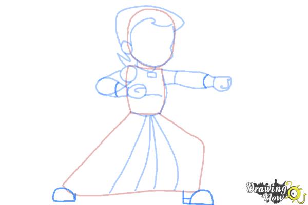 How to Draw Chhota Bheem - Step 7