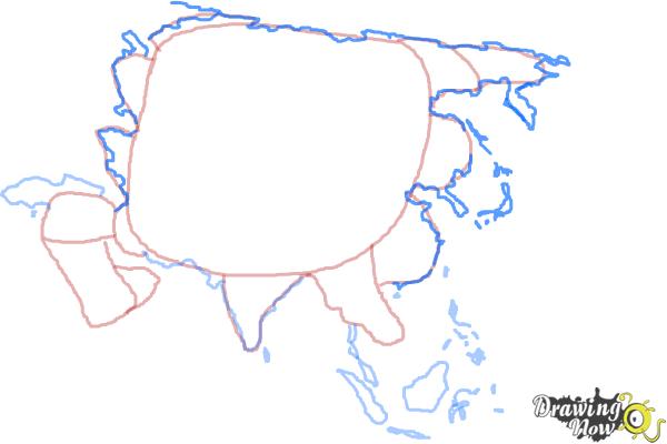 Sketch globe america africa europe asia australia Vector Image