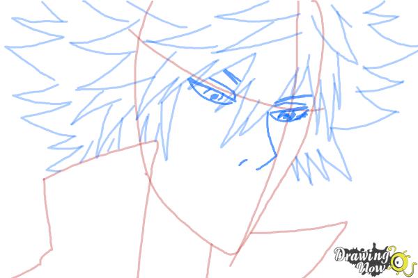 How to Draw Byakuran from Katekyo Hitman Reborn - Step 6