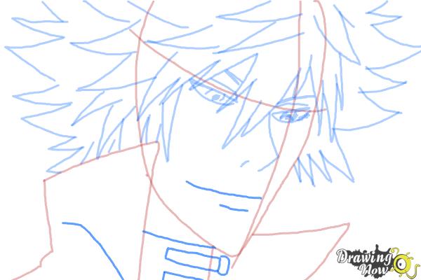 How to Draw Byakuran from Katekyo Hitman Reborn - Step 7