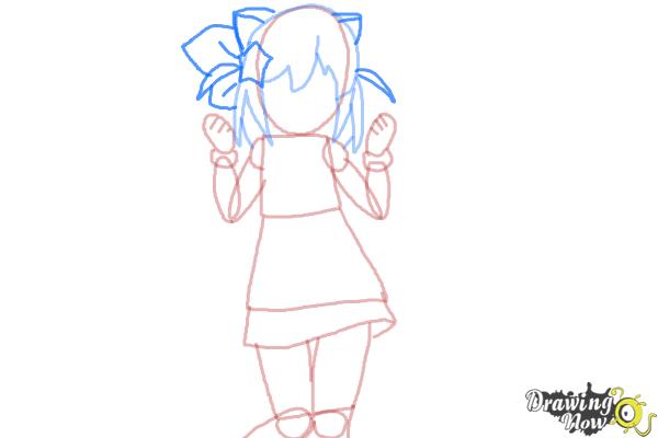 How to Draw Nyaa-Tan from Etotama - Step 5