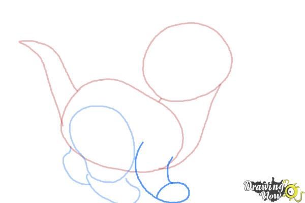How to Draw Figaro from Pinocchio - Step 4
