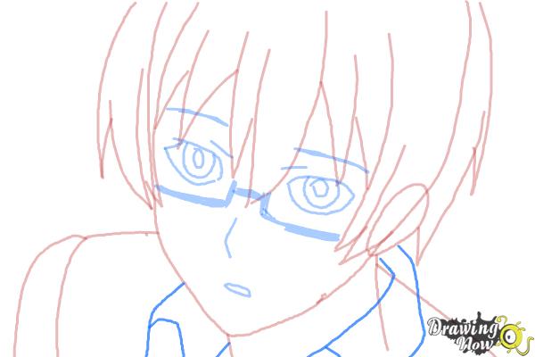 How to Draw Takeru from Etotama - Step 6