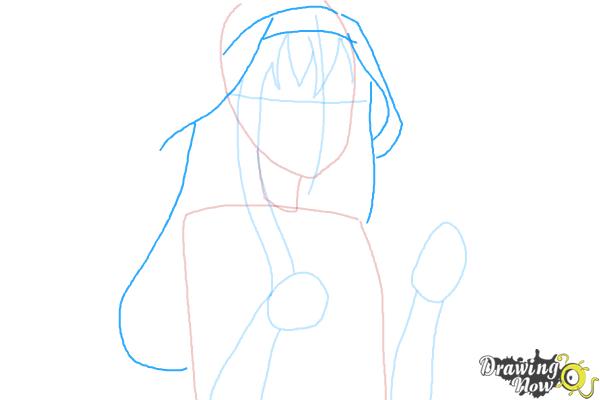 How to Draw Kongou from Kantai Collection - Step 5