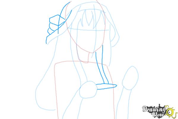 How to Draw Kongou from Kantai Collection - Step 6