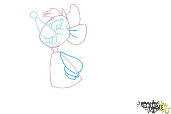 How to Draw Gus Gus and Jaq from Cinderella - Step 7