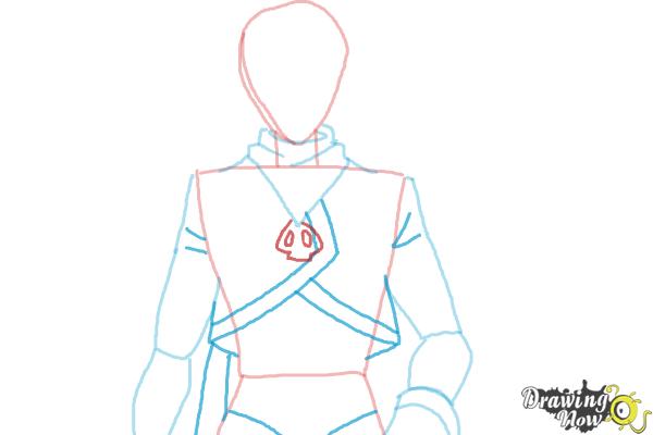 How to Draw Voltkatze, Boyacky from Yoru No Yatterman - Step 5 How to Draw Voltkatze, Boyacky from Yoru No Yatterman - Step 5