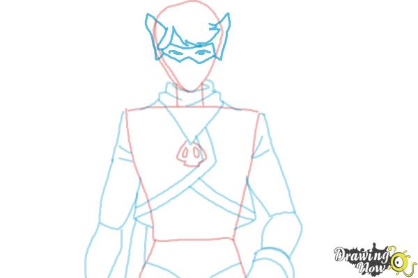 How to Draw Voltkatze, Boyacky from Yoru No Yatterman - Step 6 How to Draw Voltkatze, Boyacky from Yoru No Yatterman - Step 6