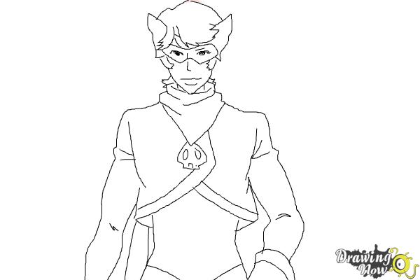 How to Draw Voltkatze, Boyacky from Yoru No Yatterman - Step 8 How to Draw Voltkatze, Boyacky from Yoru No Yatterman - Step 8