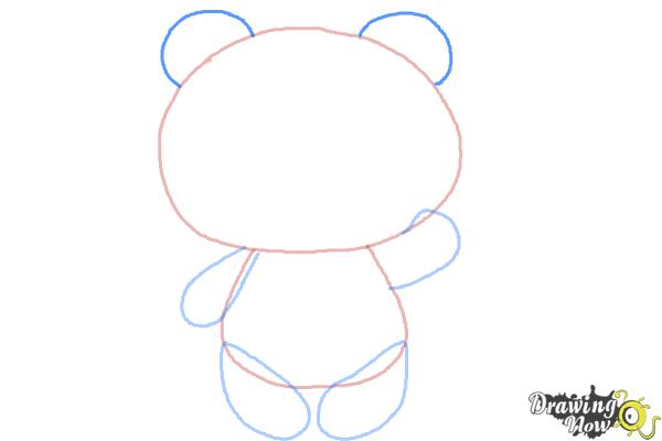 How to Draw a Panda Step by Step - Step 5