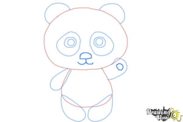 How to Draw a Panda Step by Step - Step 7