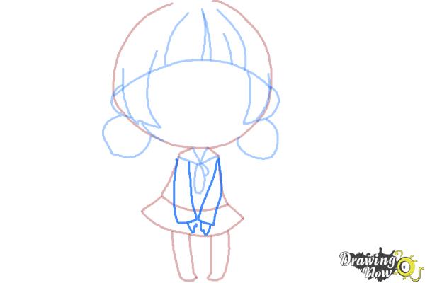 How to Draw a Chibi Girl - Step 8