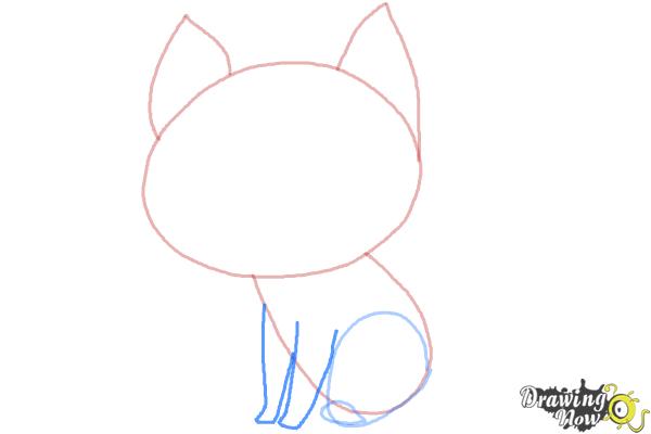 How to Draw a Cat Step by Step - Step 5