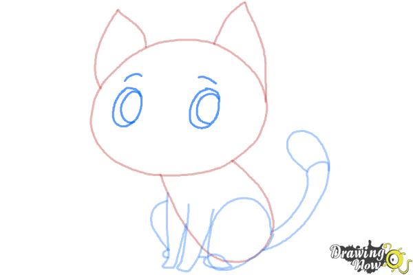 How to Draw a Cat Step by Step - Step 8
