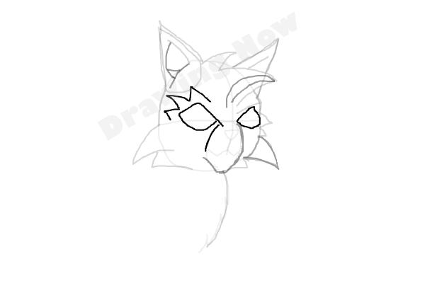 How To Draw Graystripe From Warrior Cats - Step 9