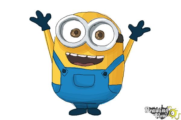 How To Draw Minions Cartoon Easy  Sketch Step by Step  YouTube