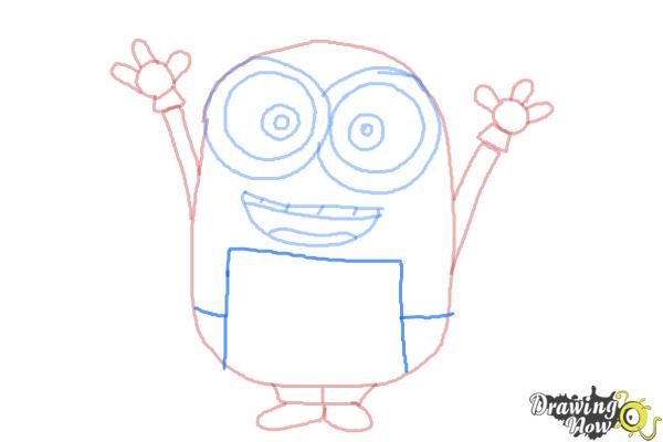 How to Draw a Minion Step by Step - Step 8